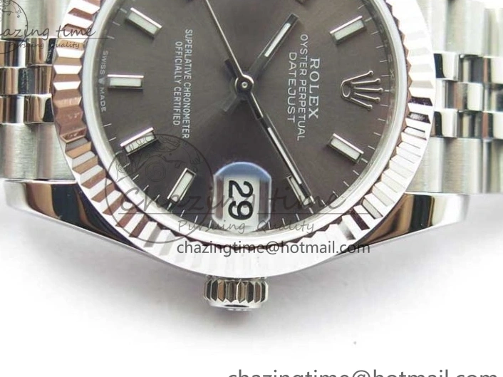 0119 Reliable Datejust 31mm 278271 SS BP Maker Best Edition Gray Sticks Marker Dial on Jubilee Bracelet 2725